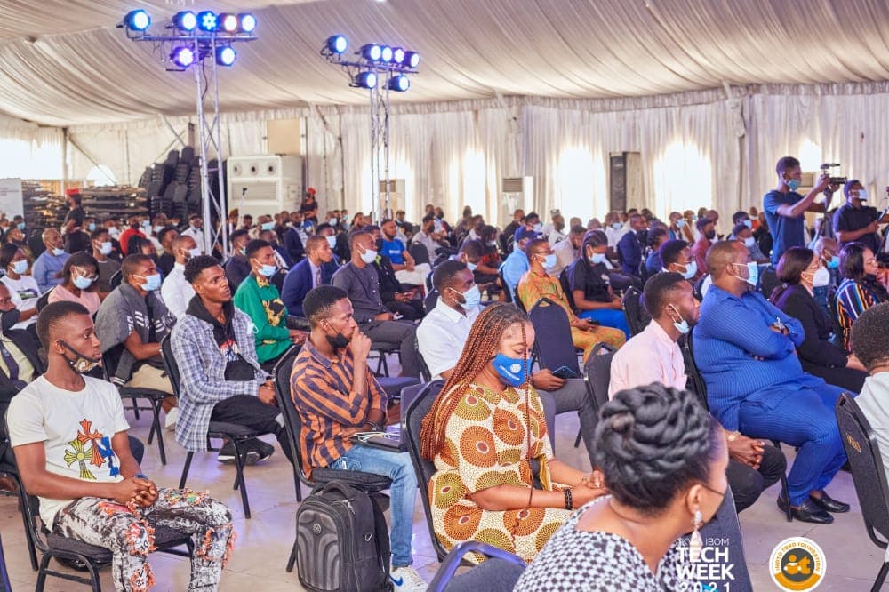 A cross section of participants at the Akwa Ibom Technology Week 2021