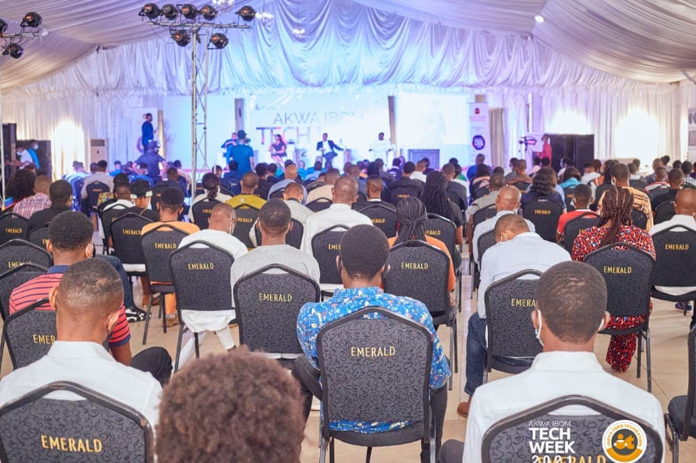 A cross section of participants at the Akwa Ibom Technology Week 2021