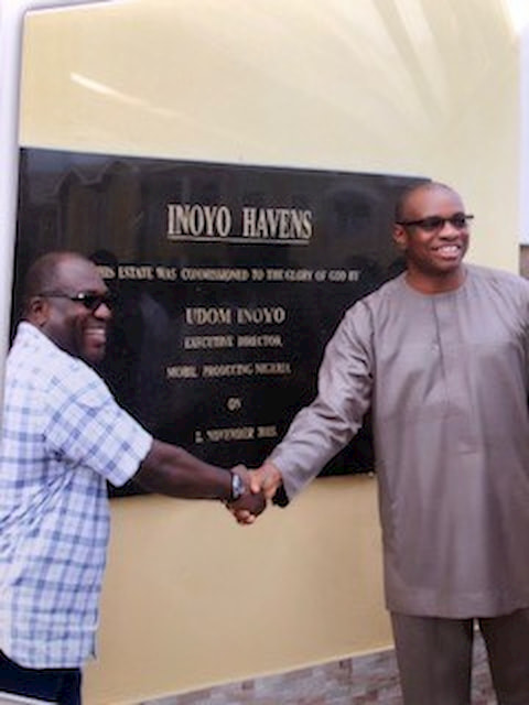 Barr. Inoyo during the Commissioning
